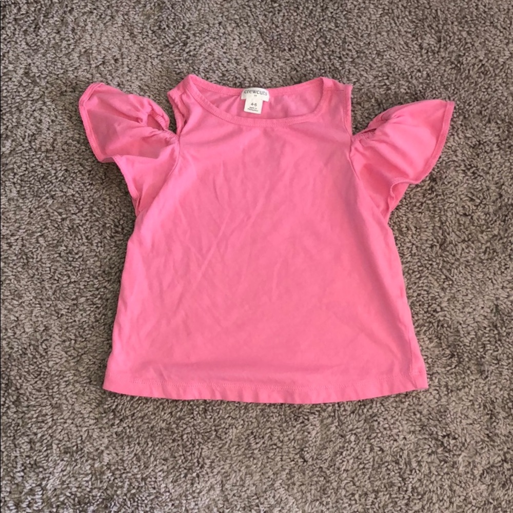 Girls J. Crew Cold Shoulder Tee